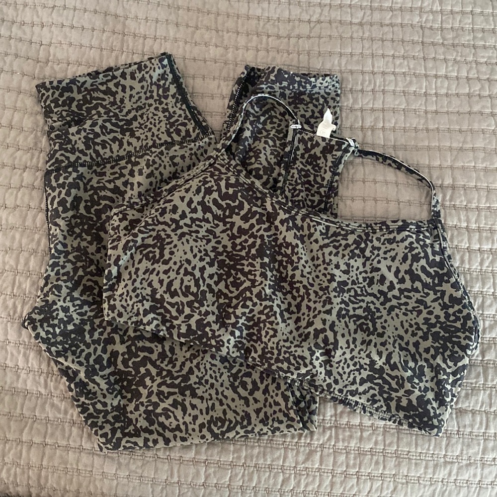 SAGE fitness sports bra and leggings